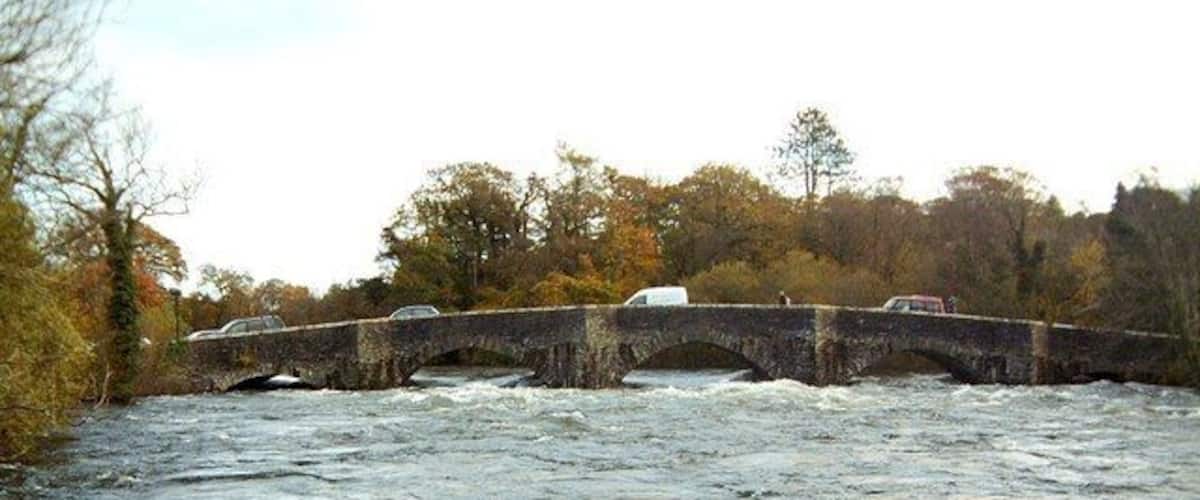 Newby Bridge When you see the waves through the arches it's a wonder that it doesn't get swept away.
