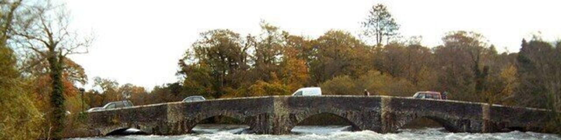 Newby Bridge When you see the waves through the arches it's a wonder that it doesn't get swept away.