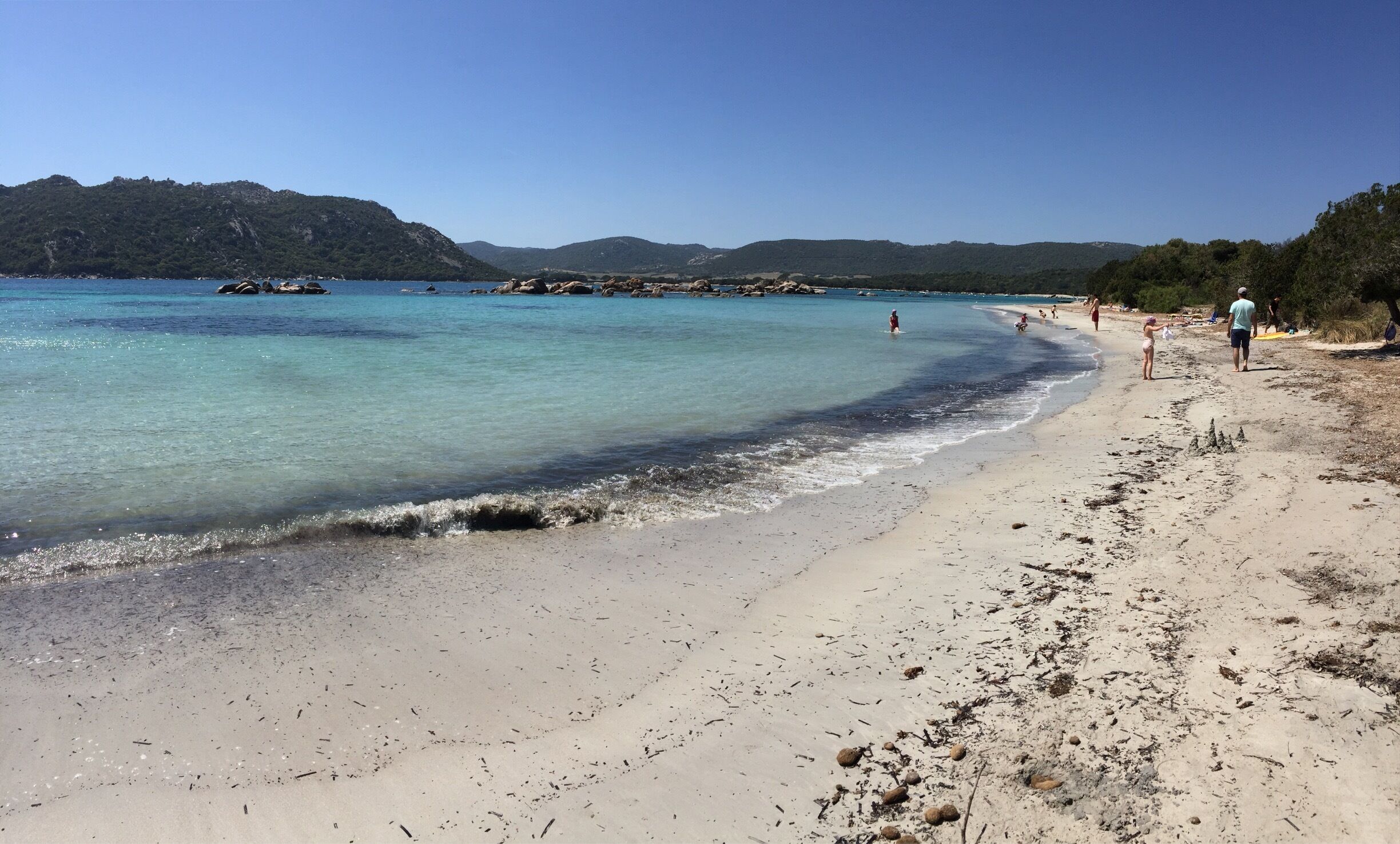Another amazing beach of corsica, the busiest though..