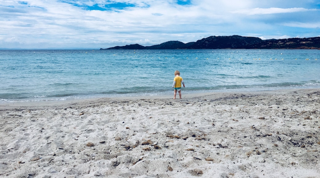 This was my two year old son's first visit to a beach. Having never been overly keen in water, he was fascinated with the beautiful aquamarine sea and wandered straight over to explore. We had a wonderful morning splashing around in the water as the clouds cleared and will always remember this moment.
Top tip: there's one point of entry, turn left from the restaurant and you'll find the clearest part of the sea, not a stone in sight.
#LifeAtExpedia