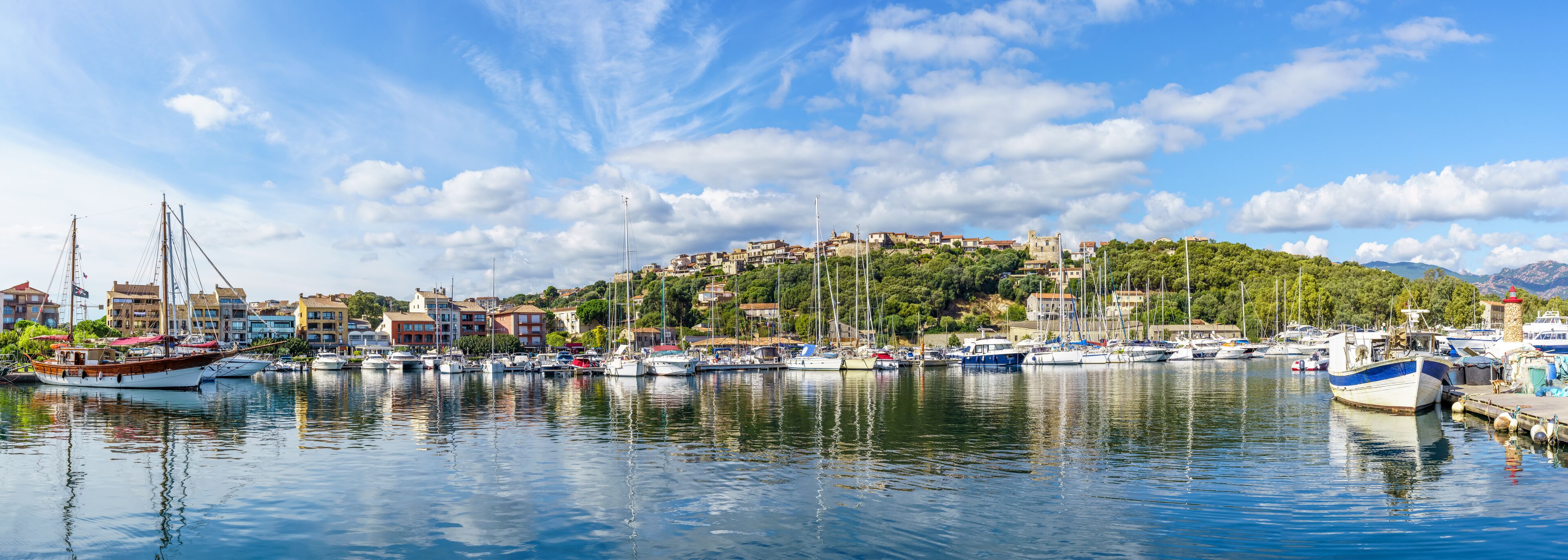Landscape with Porto-Vecchio, Corsica, France