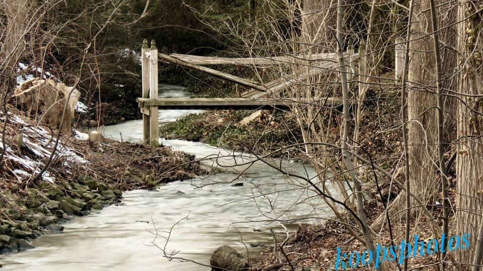 Creek runs through Ridgetown.