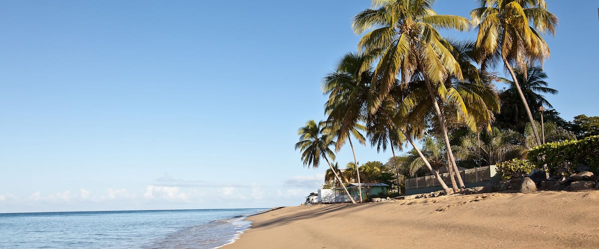 C003DM Corcega Beach in Rincon, Puerto Rico.