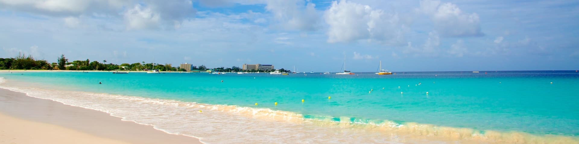 Bridgetown showing general coastal views and a sandy beach