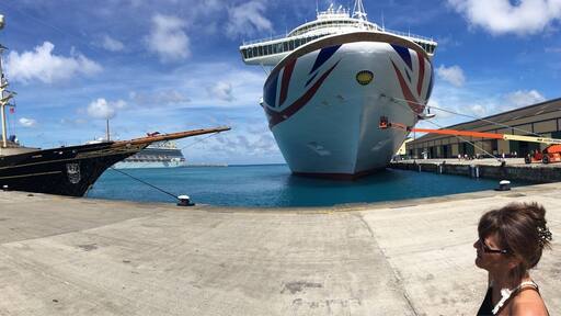 Brilliant place the harbour plenty going on and different ships always in port