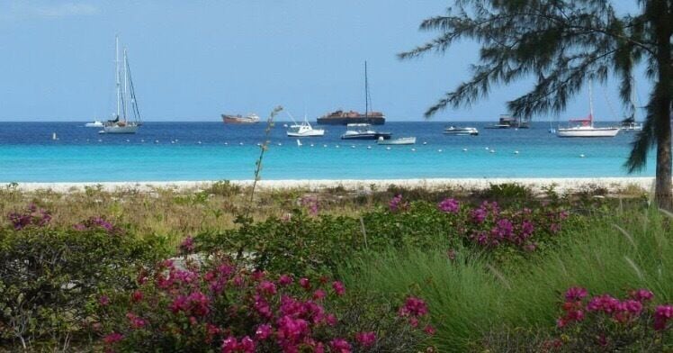 Shoreline in Bridgetown.