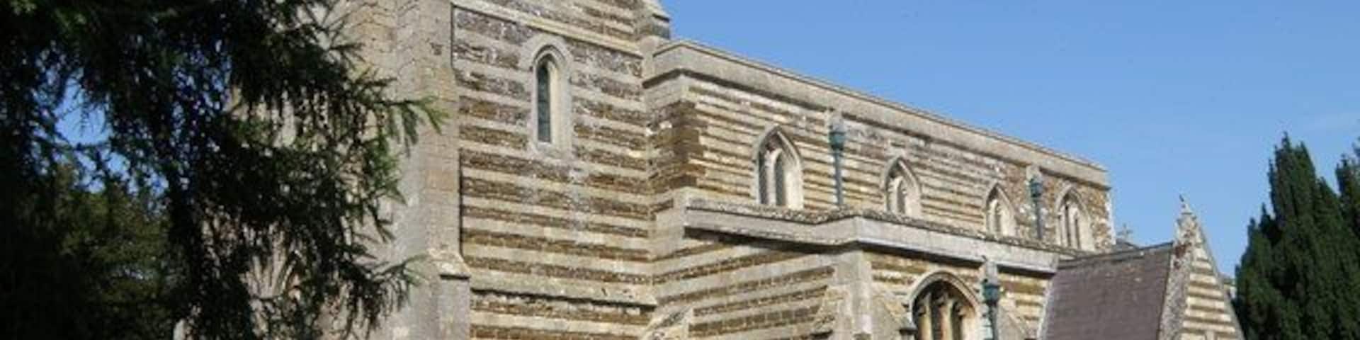 St Peter's parish church, Tempsford, Bedfordshire, seen from the southwest
