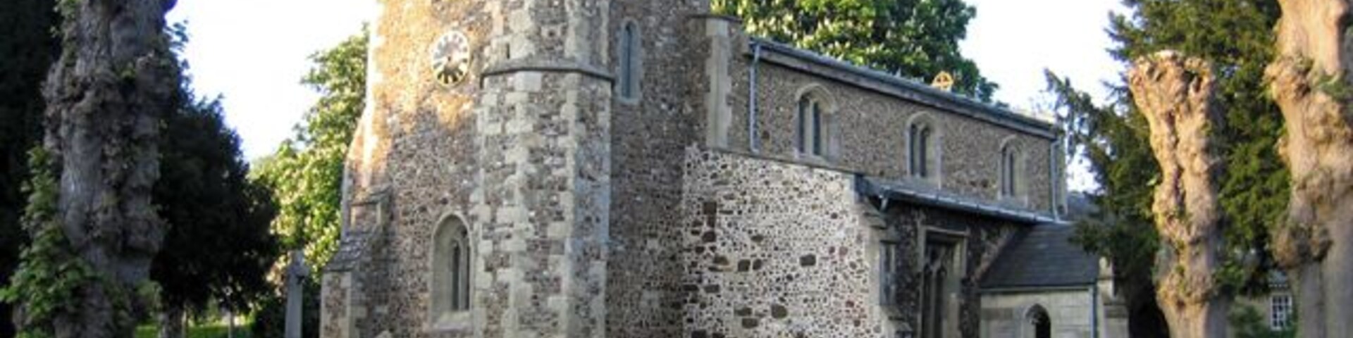 St Peter's church, Wrestlingworth, Beds. a building of stone and cobbles, in the Early English style, consisting of chancel and nave, aisles and an embattled western tower containing a clock and 1 bell; restored in 1847.