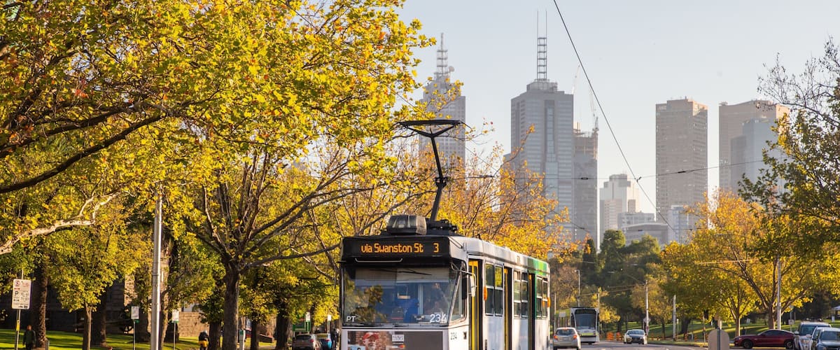 South Melbourne which includes railway items and a city