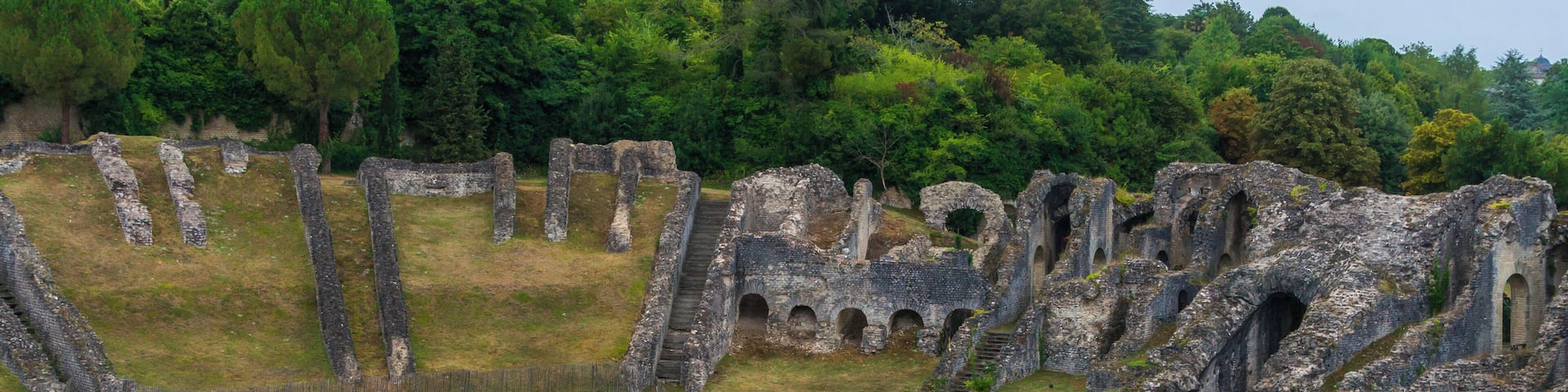 Part of the roman amphitheater, Saintes, Charente-Maritime