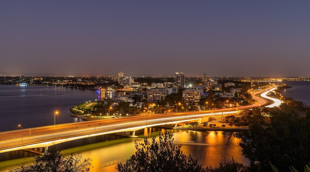 A view of South Perth from Kings Park and Botanical Gardens. You can get the ferry from the city across the Swan River and visit the zoo.