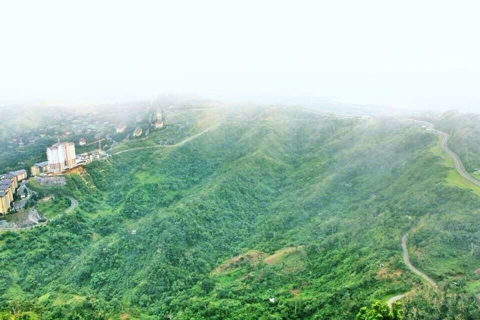 View from a ruined Marcos house.