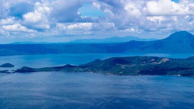 Extinct Volcano in Lake