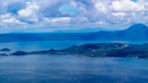 Extinct Volcano in Lake