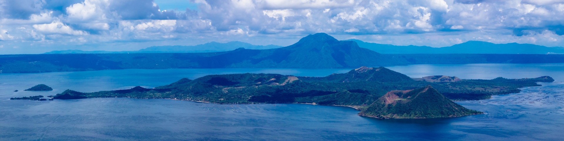 Extinct Volcano in Lake