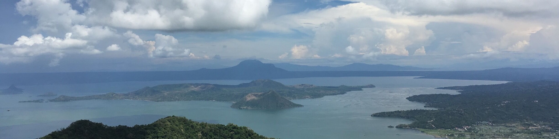 View from Taal Vista Hotel