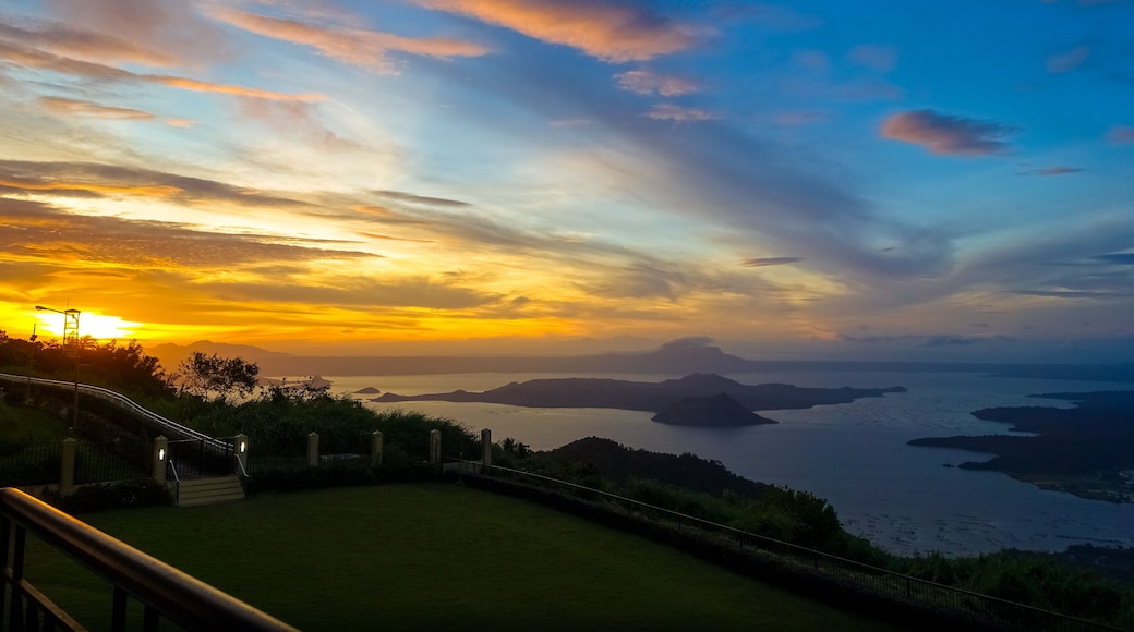 Taal Volcano Sunset From Vacation Balcony - Tagaytay, Philippines