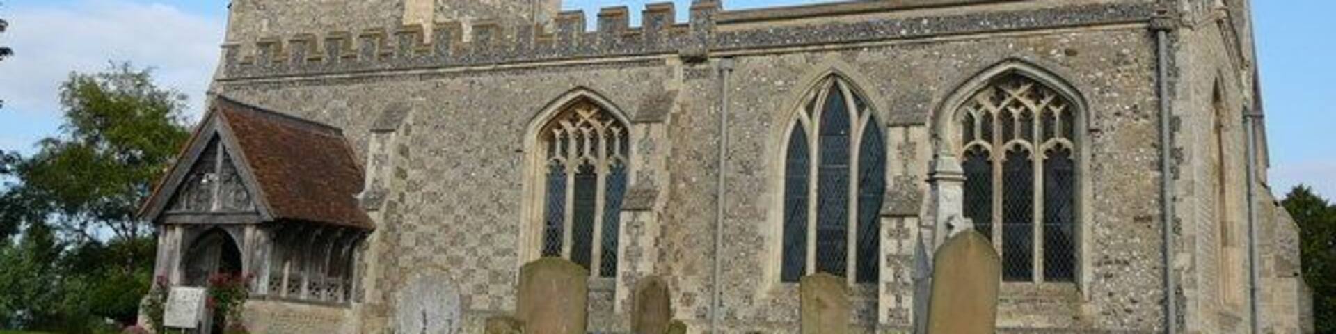 All Saints' parish church, Marsworth, Buckinghamshire, seen from the southeast