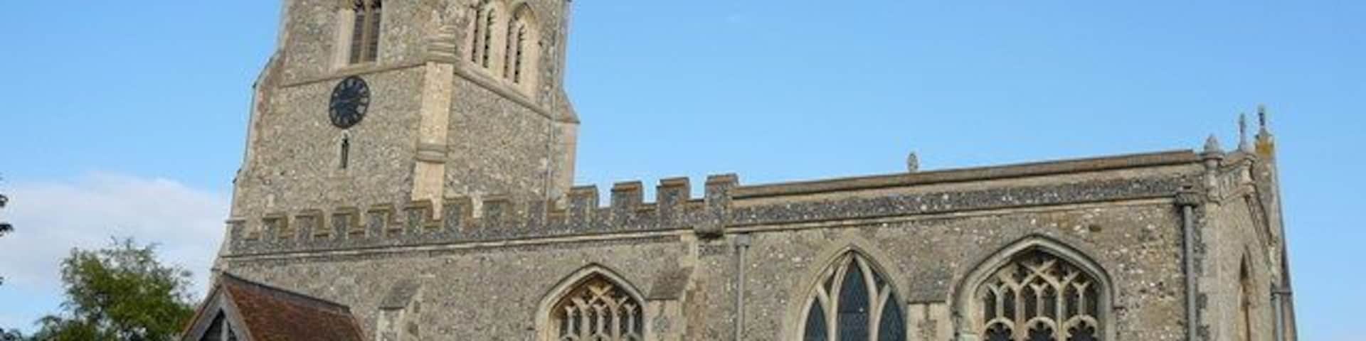 All Saints' parish church, Marsworth, Buckinghamshire, seen from the southeast