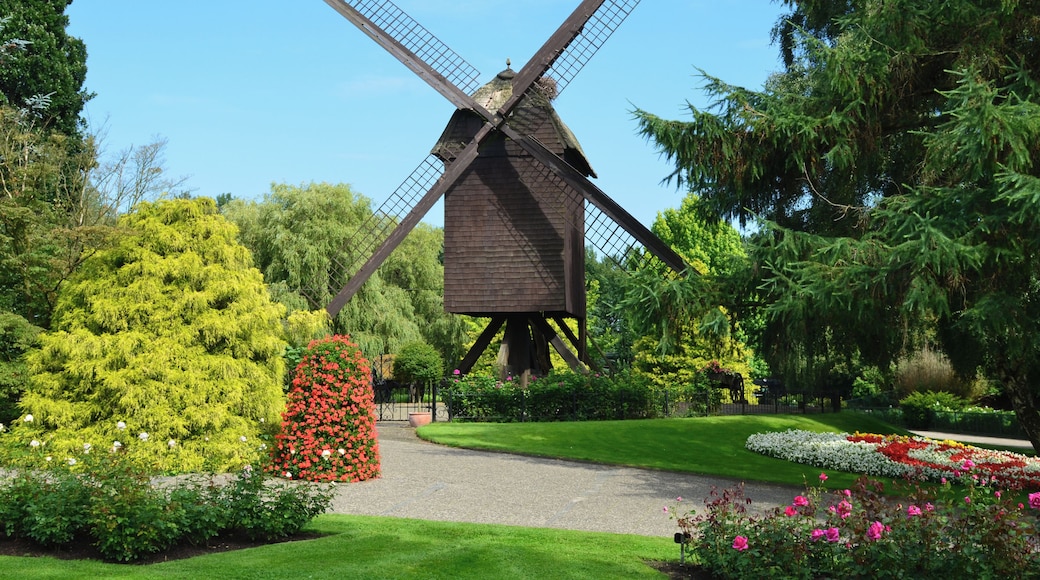 Post mill at Weltvogelpark Walsrode (Walsrode Bird Park, Germany)