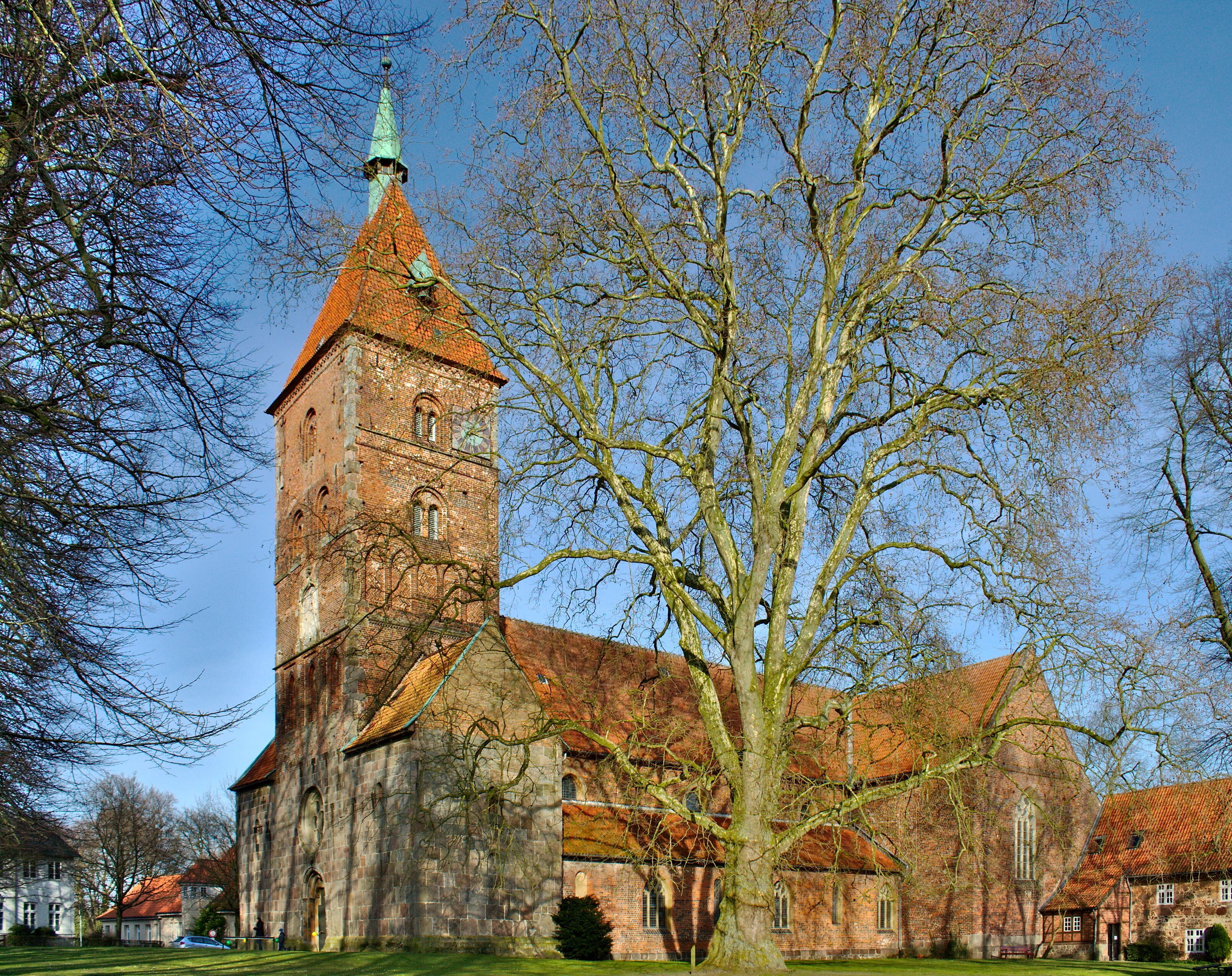St Alexander's Church in Wildeshausen, Germany, as seen from southwest.
