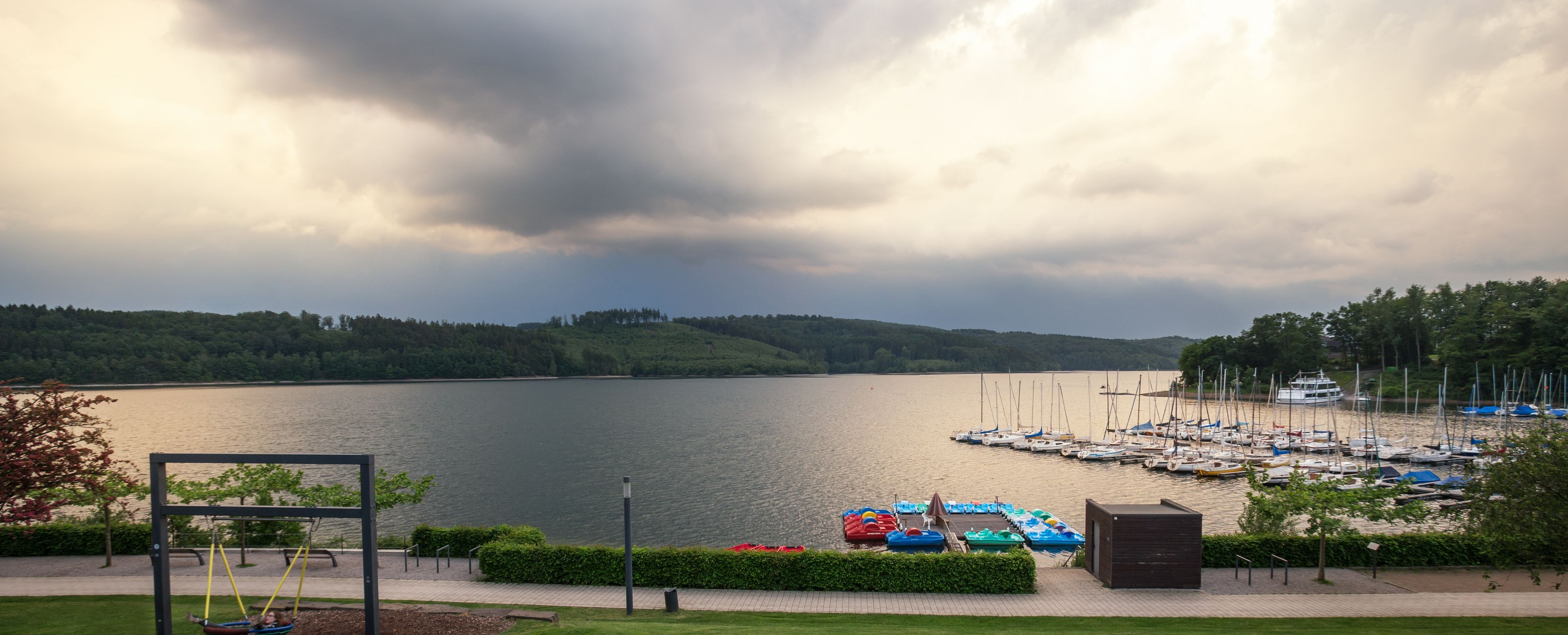 sorpesee lake sauerland germany