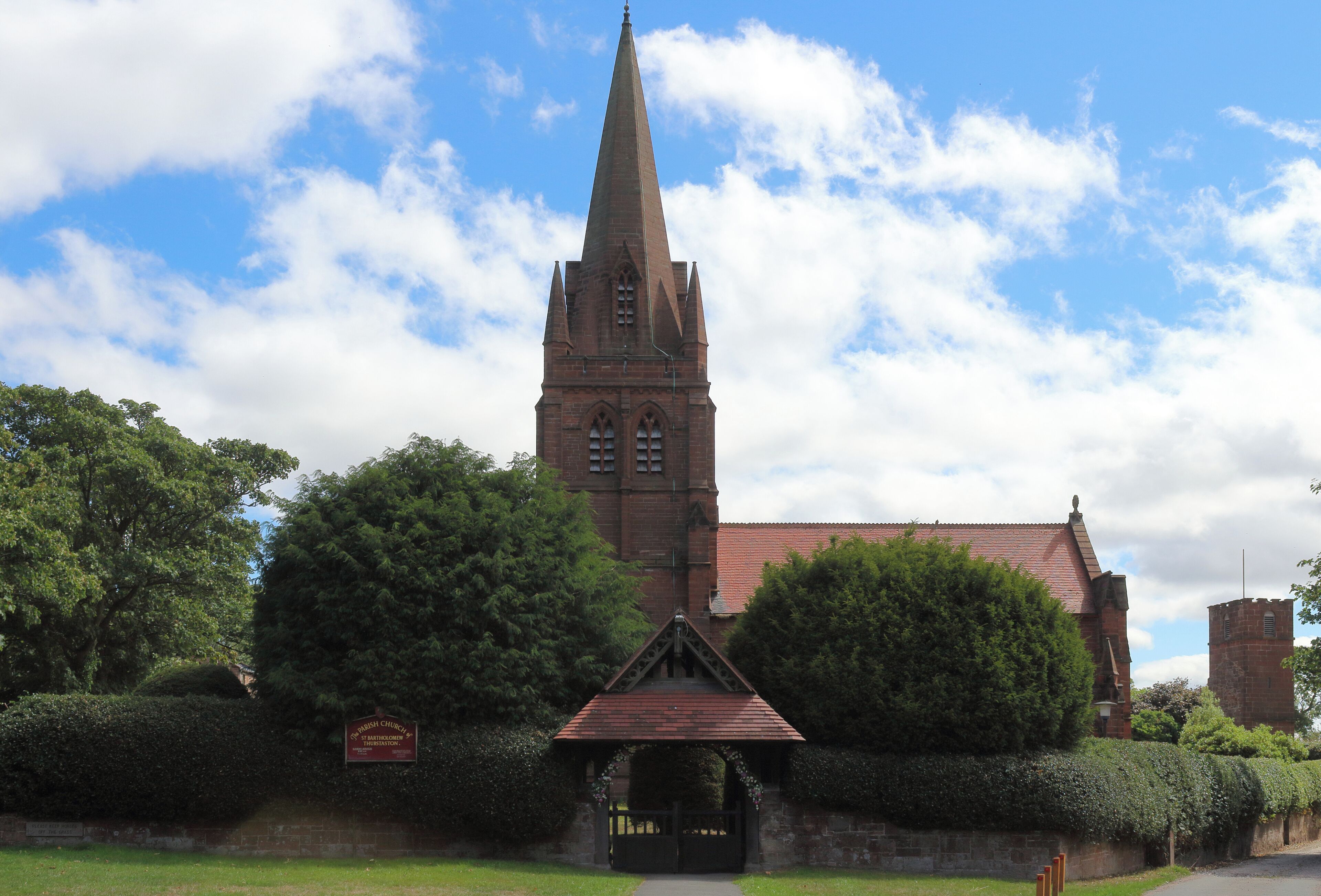 North side, from Station Road.