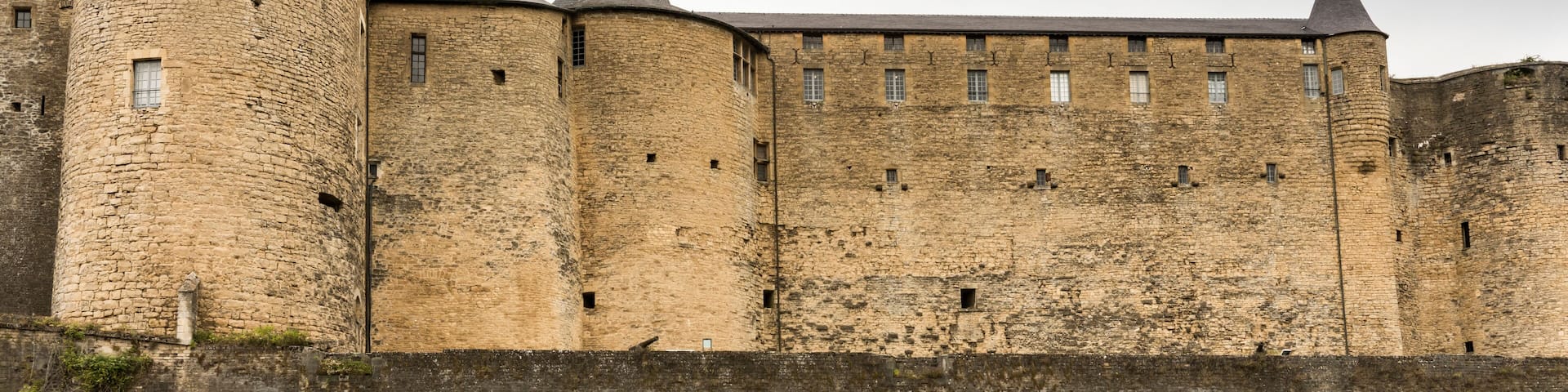 Medieval castle in historical town Sedan, France