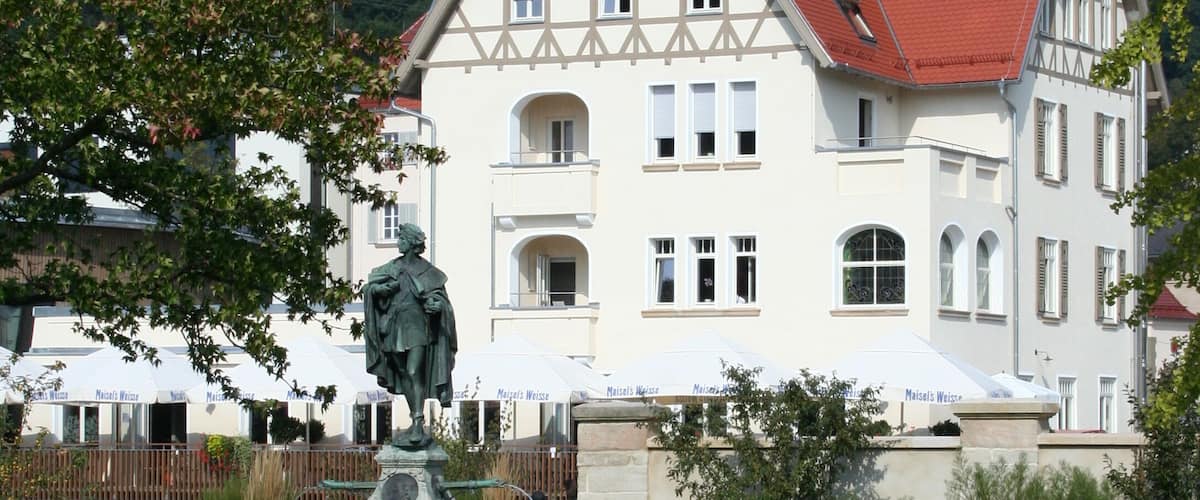 Villa Hirzel in the Remspark into Swabian Gmünd, Baden-Wurttemberg, Germany.