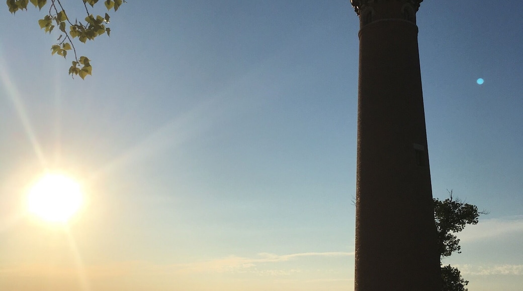 Beautiful evening on Lake Michigan.