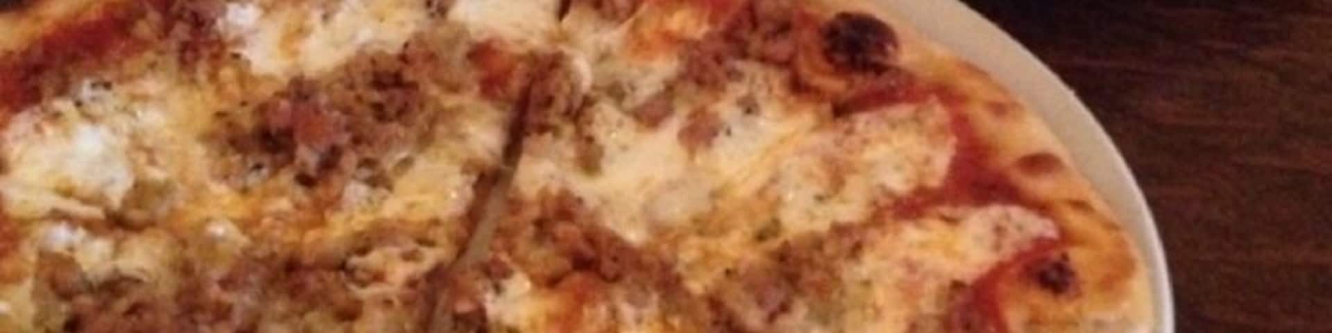 Fancy pizza, worth the lack of parking situation!  :)