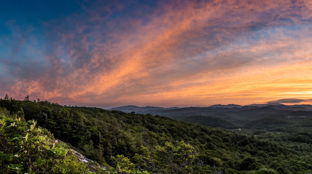Evening Panorama From Flat Rock Overlook