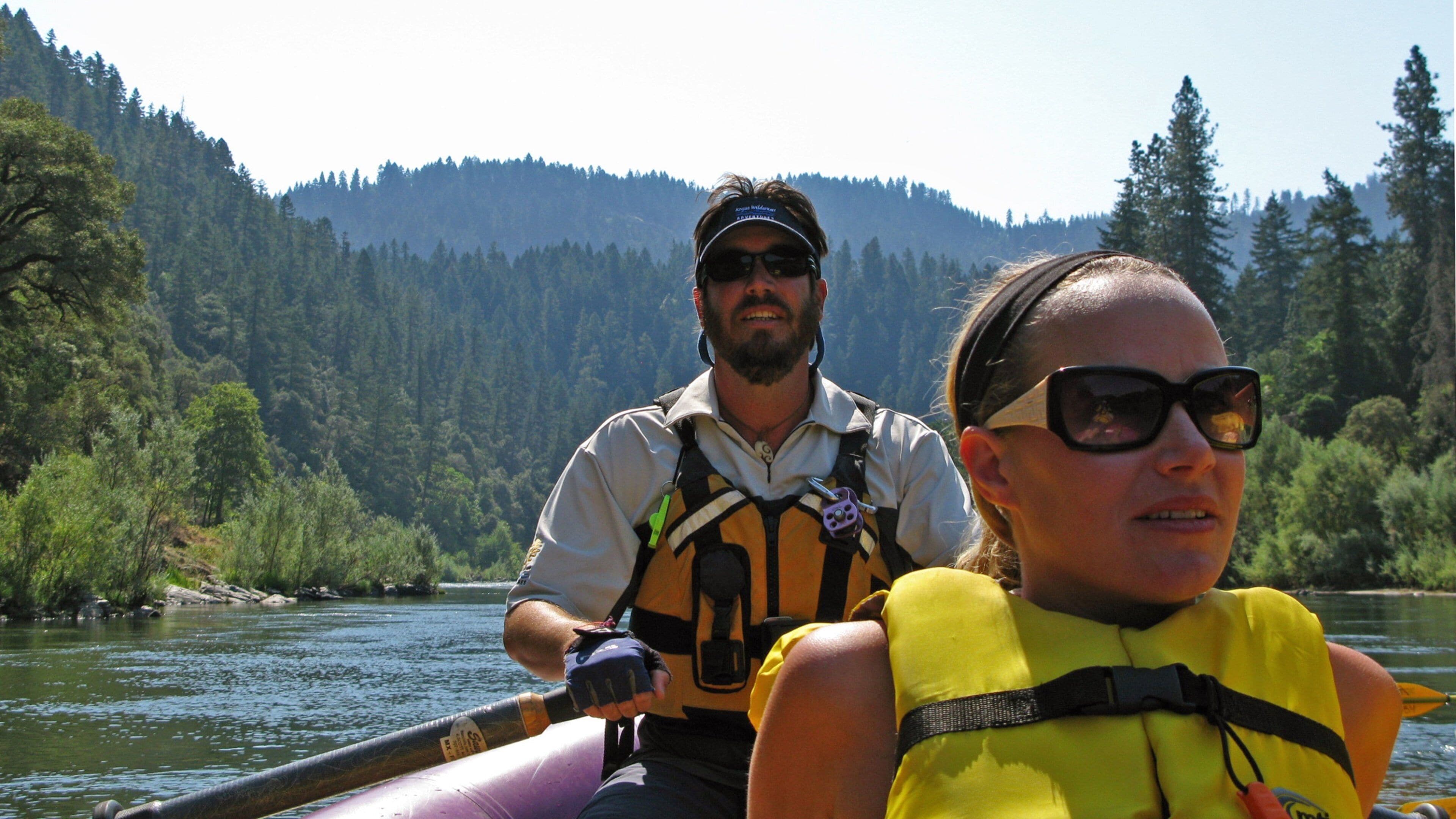 Rogue River featuring rafting, a river or creek and forests