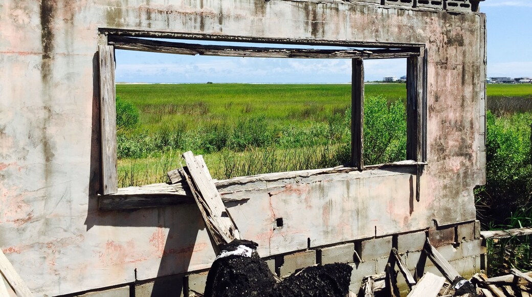 Taken July 2015. This structure is the ruins of an old African-American hotel and night club dating back to the 1940’s. Unfortunately it was not preserved and has since been torn down for “development”. #PawleysIsland #GreenBook #Abandoned #SouthernHistory