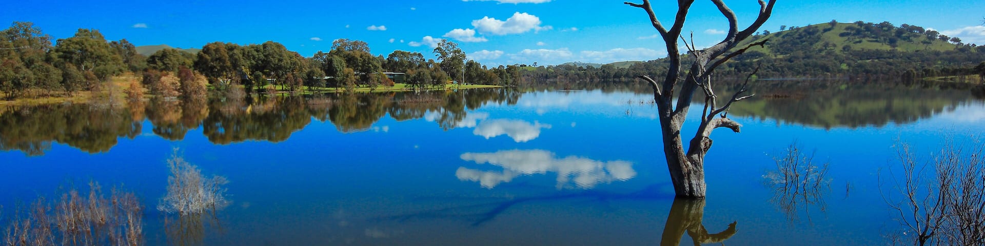 Lake Eildon, located at the town of Eildon, within Lake Eildon National Park, southern Victoria, Australia