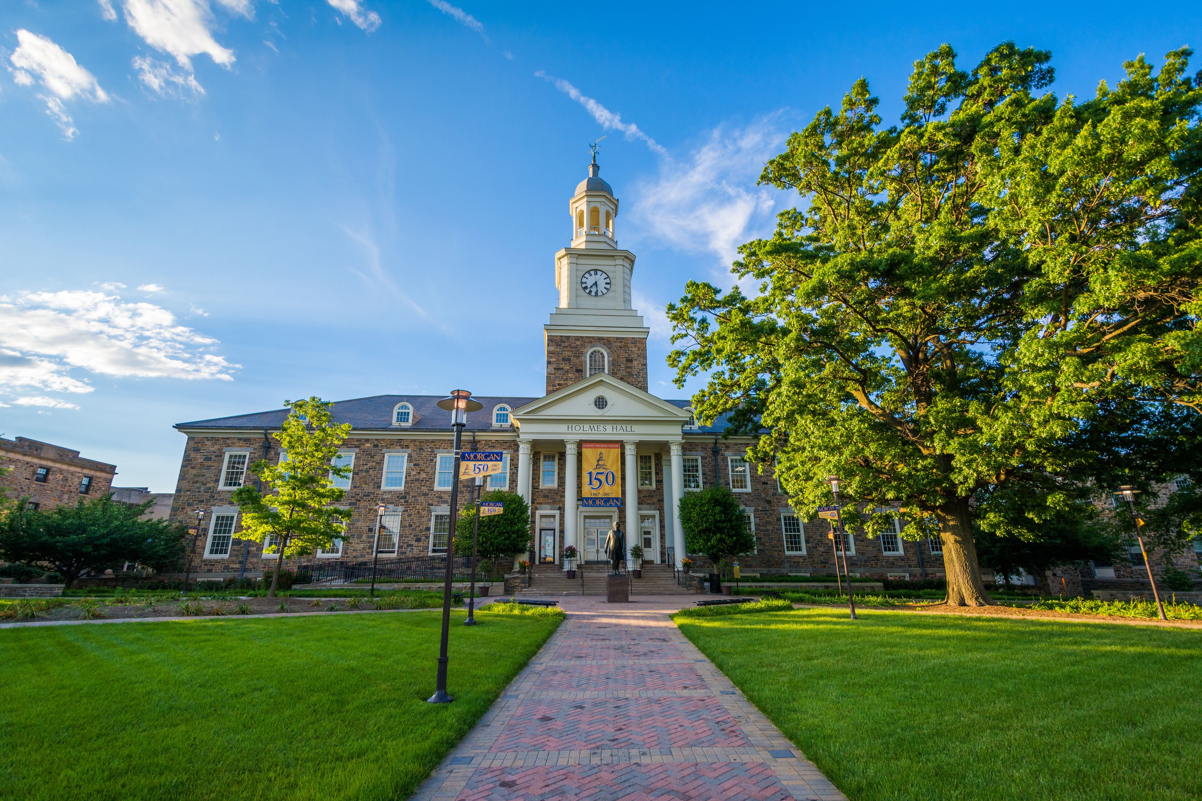 Holmes Hall at Morgan State University in Baltimore, Maryland.