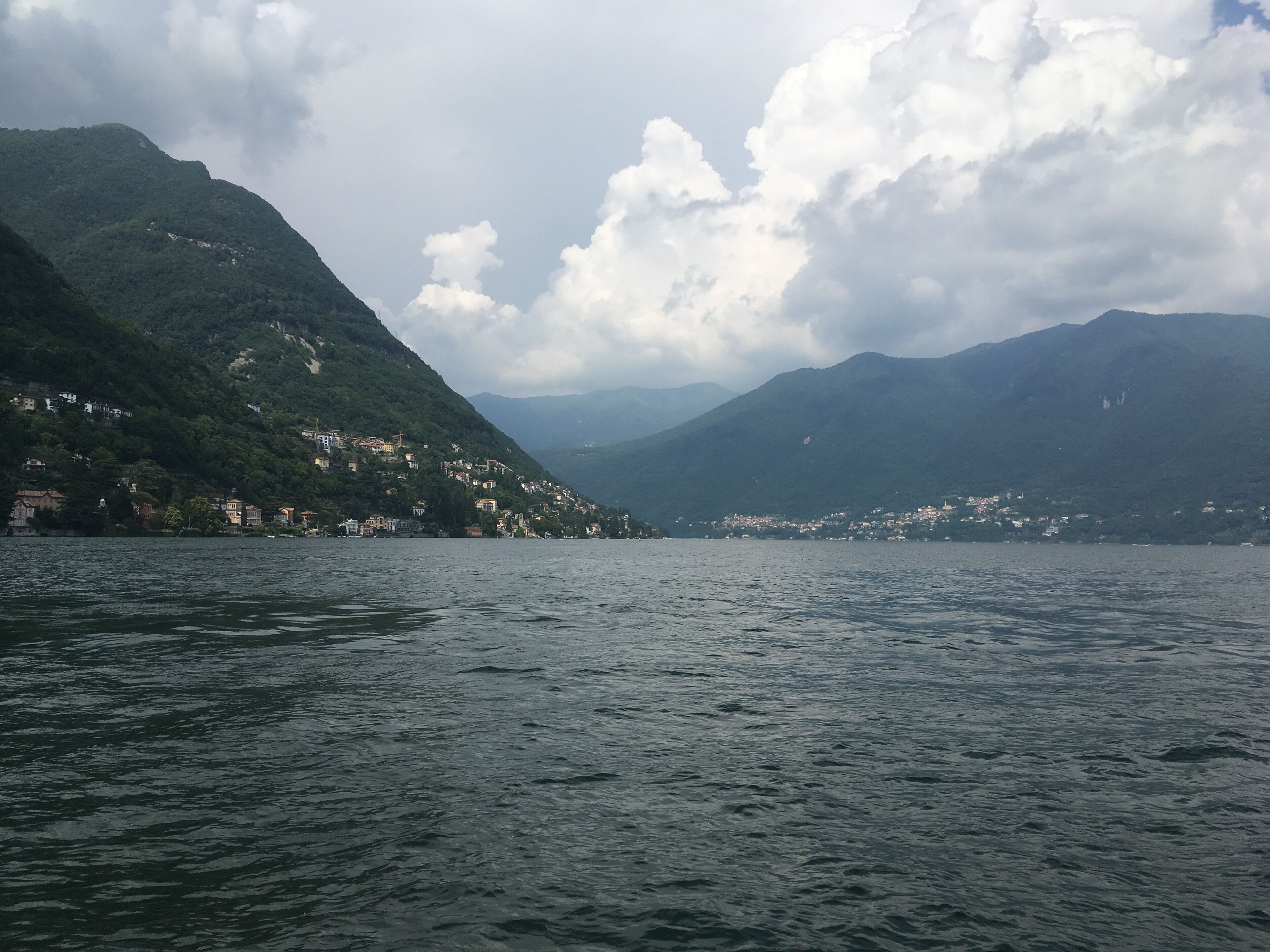 view of the Como lake, Italy