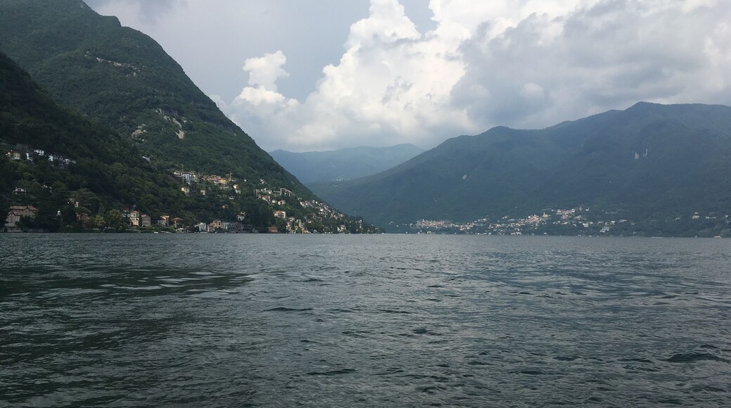 view of the Como lake, Italy