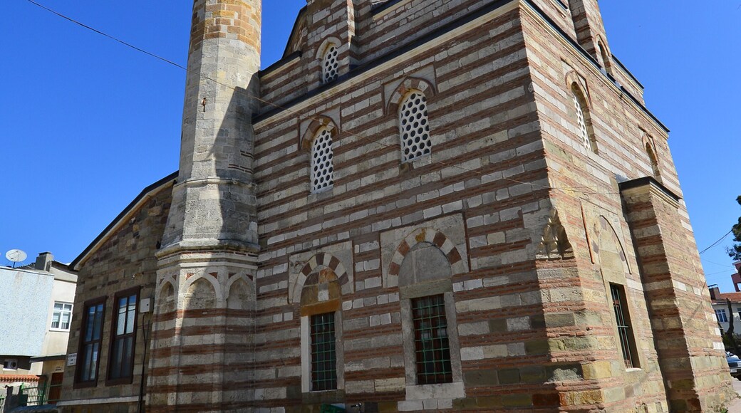 A historical mosque built during the Ottoman period in Ipsala, Edirne, Turkey