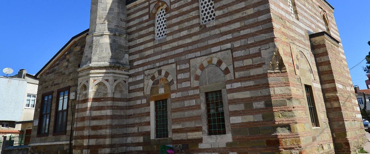 A historical mosque built during the Ottoman period in Ipsala, Edirne, Turkey