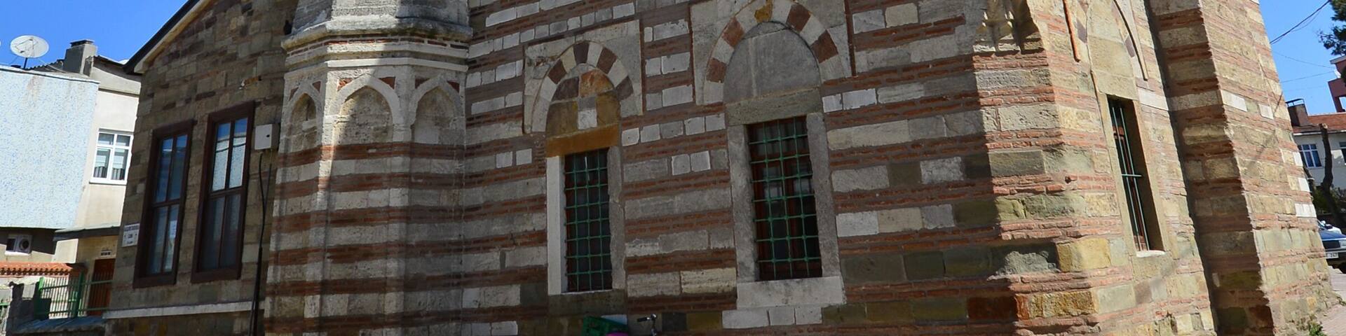 A historical mosque built during the Ottoman period in Ipsala, Edirne, Turkey