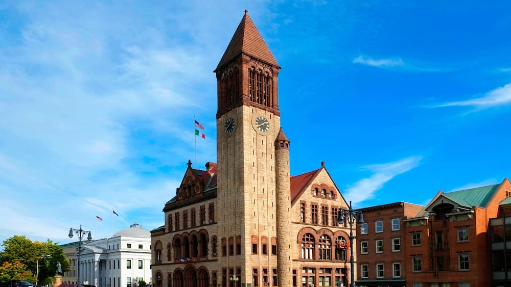 City Hall building Albany New York NY capital city