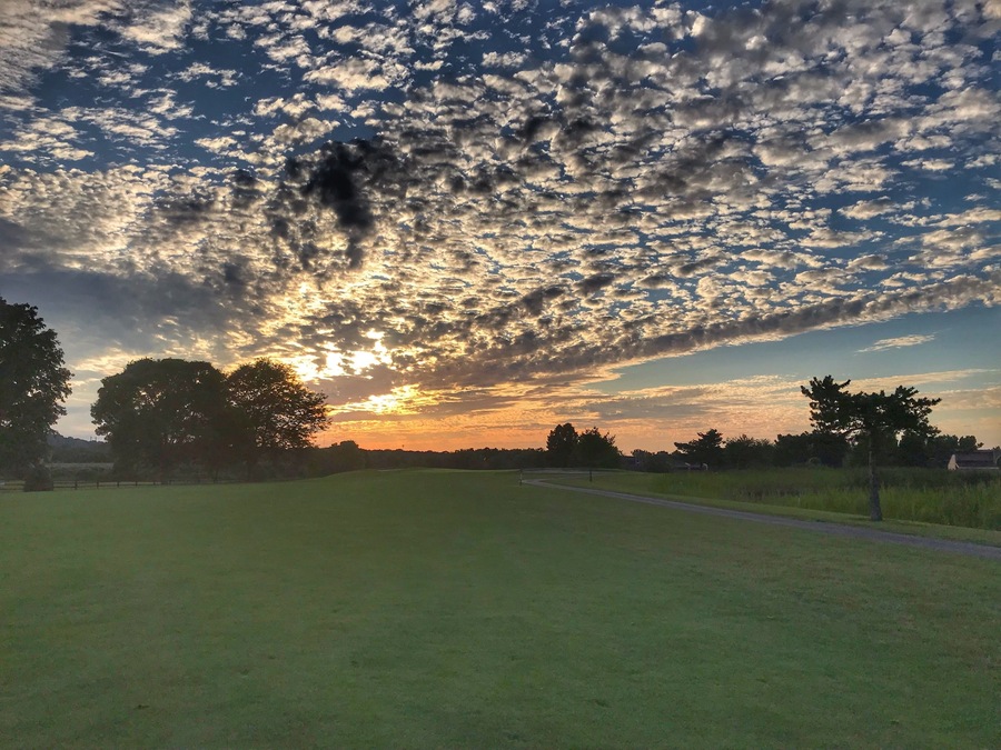 Foxfire golf course at sunset