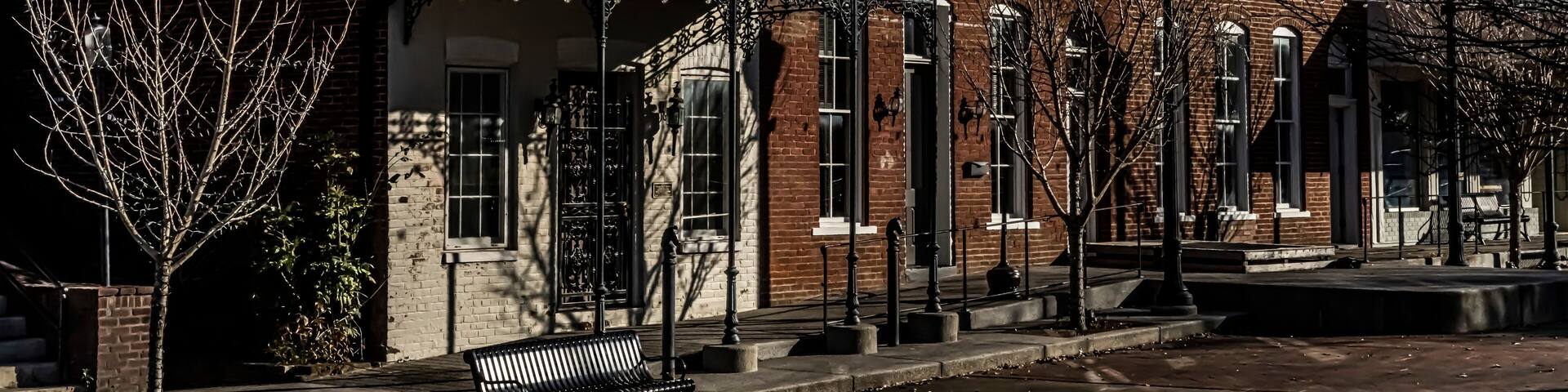 Downtown Bolivar Tennessee, County Seat of Hardeman County, established in 1825.