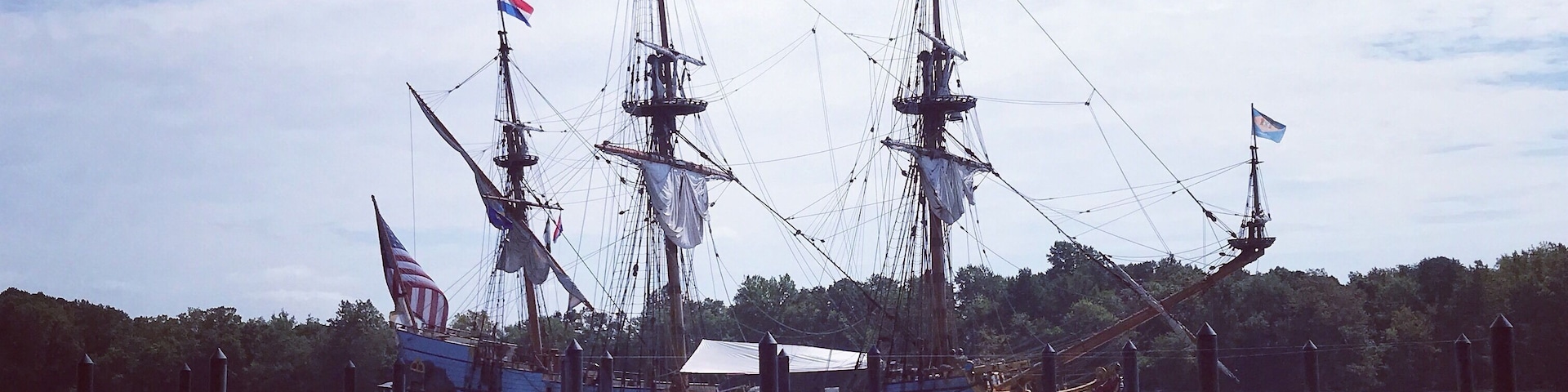 Kalmar Nyckel docked in Bristol, PA