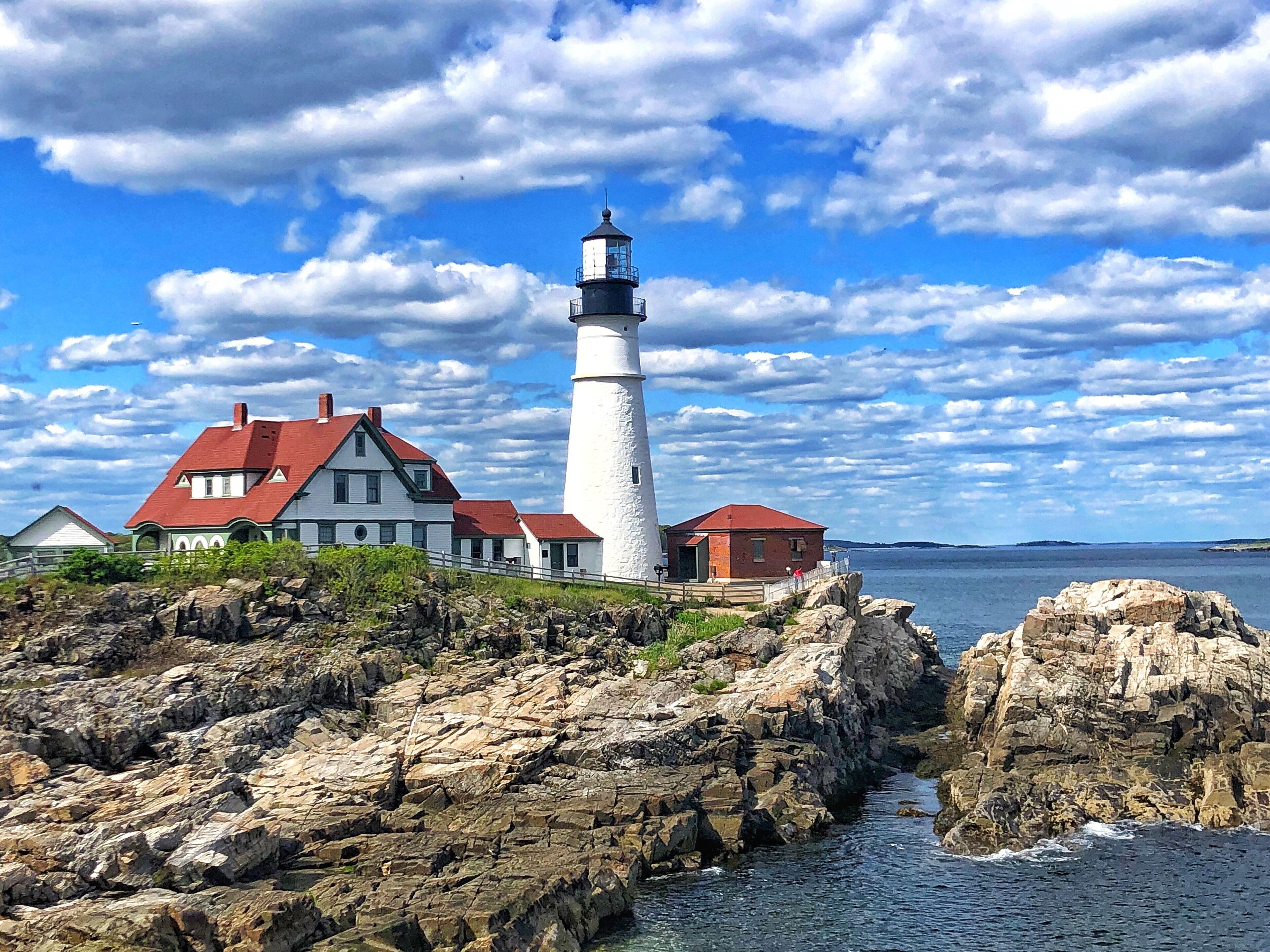 A little drive outside of Portland, Maine and you arrive at the oldest lighthouse in Maine.