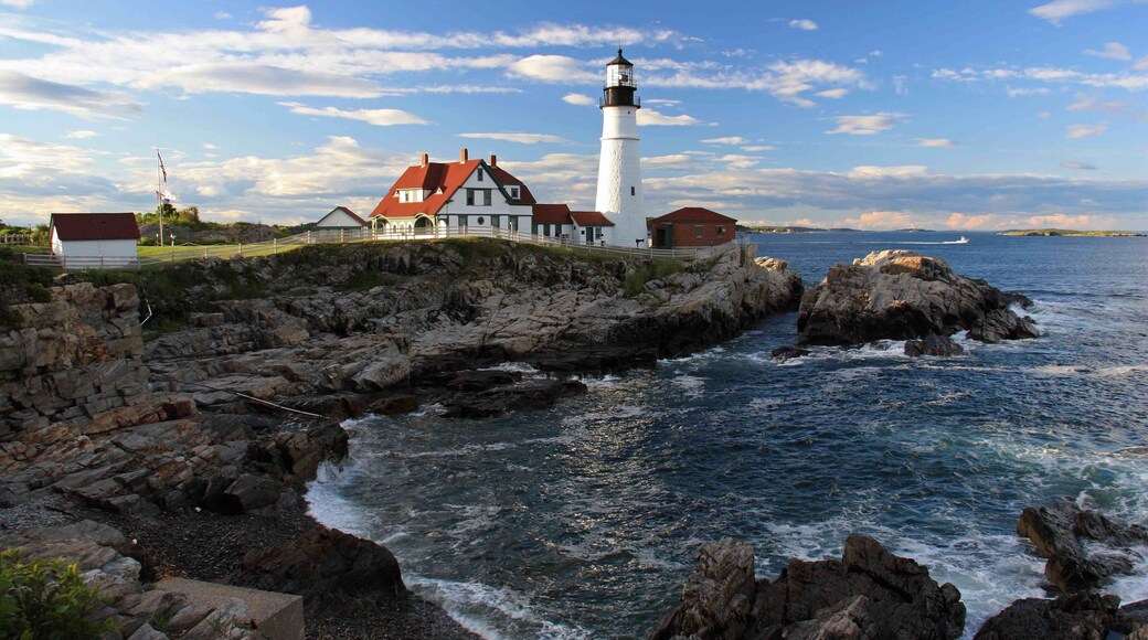 Cape Elizabeth Lighthouse near Portland, Maine. Located in a park just outside of Portland with some nice walking trails and great scenery.