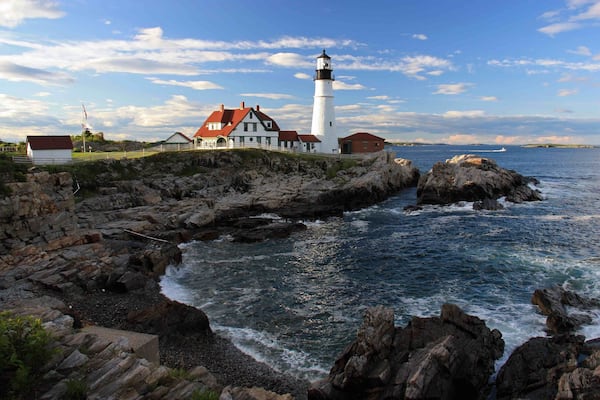 Cape Elizabeth Lighthouse near Portland, Maine. Located in a park just outside of Portland with some nice walking trails and great scenery.