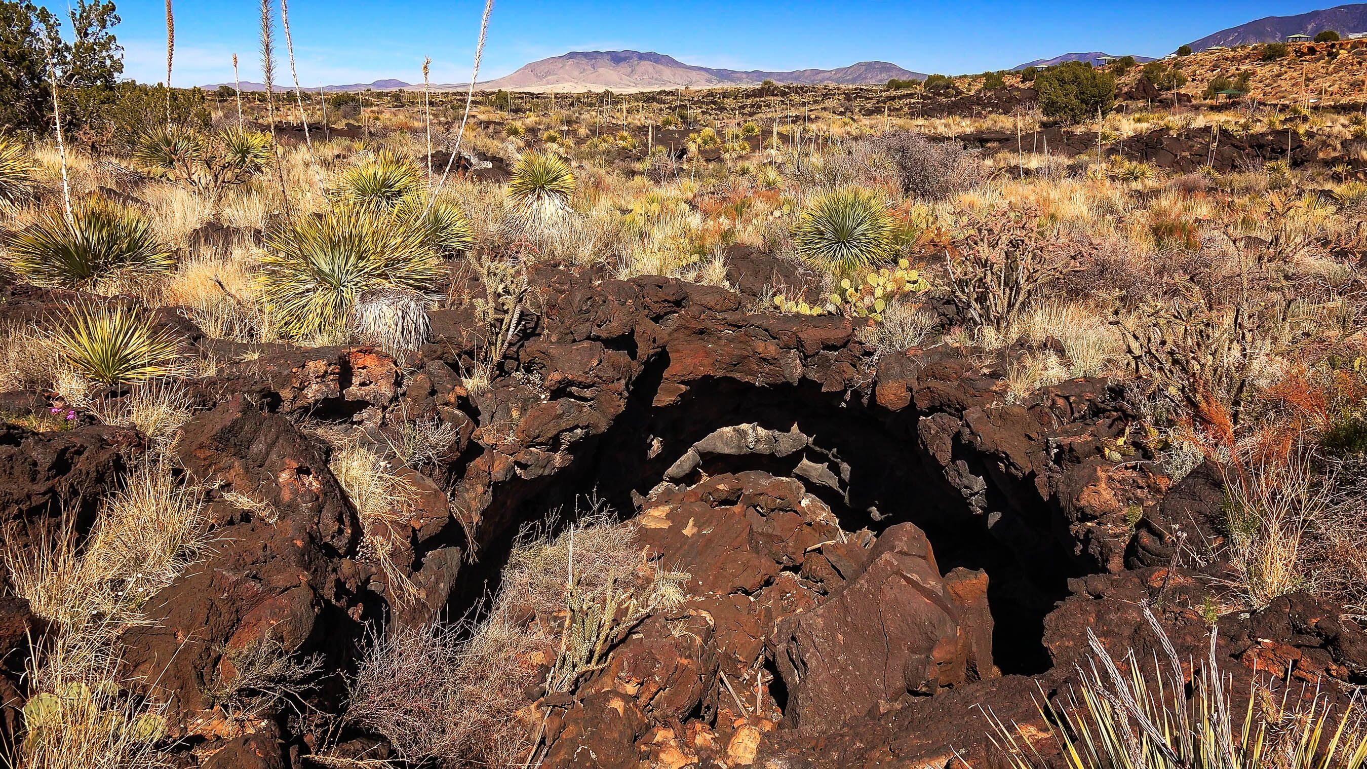 Bat Cave at Valley of Fires Recreation Area in New Mexico