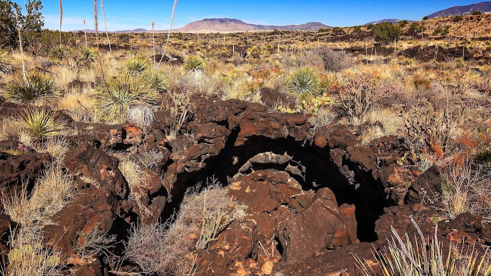 Bat Cave at Valley of Fires Recreation Area in New Mexico